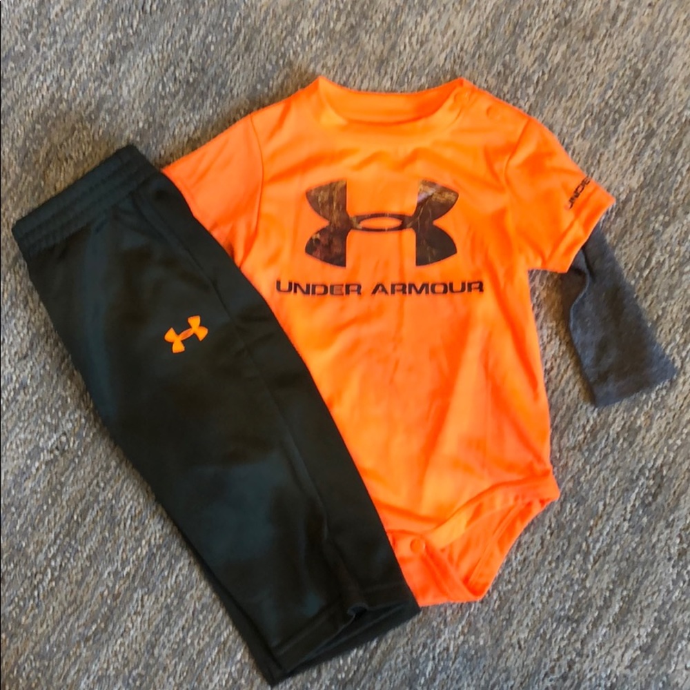 3/6 month under armour outfit